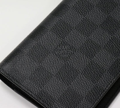 Louis Vuitton Zip Long Wallet With Coin Purse Damier Graphite Portefeuille