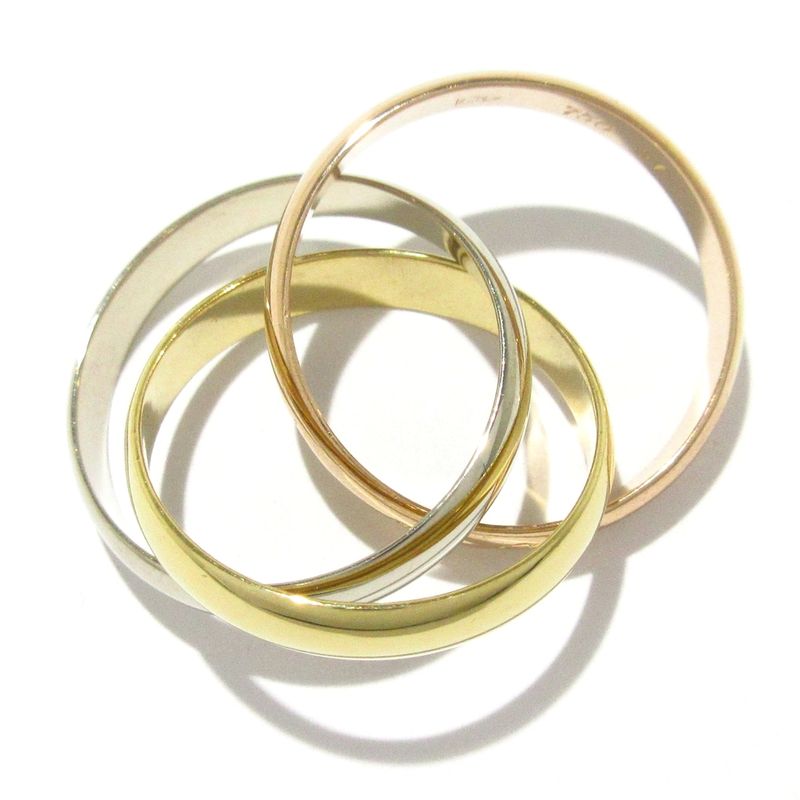 Cartier Three Rings 51 Trinity 18K Three Color