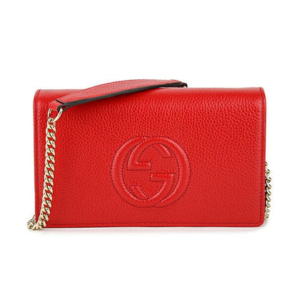 Gucci Shoulder Bag Soho Red