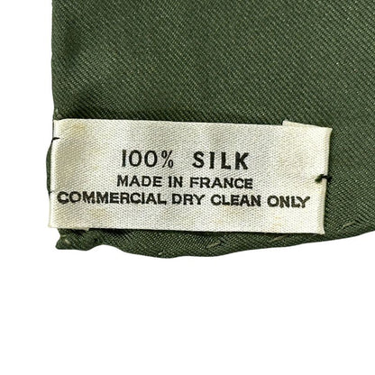 Hermes Scarf Carré 90 Tally-ho Women's Branded Silk Green Red Greenish Animal