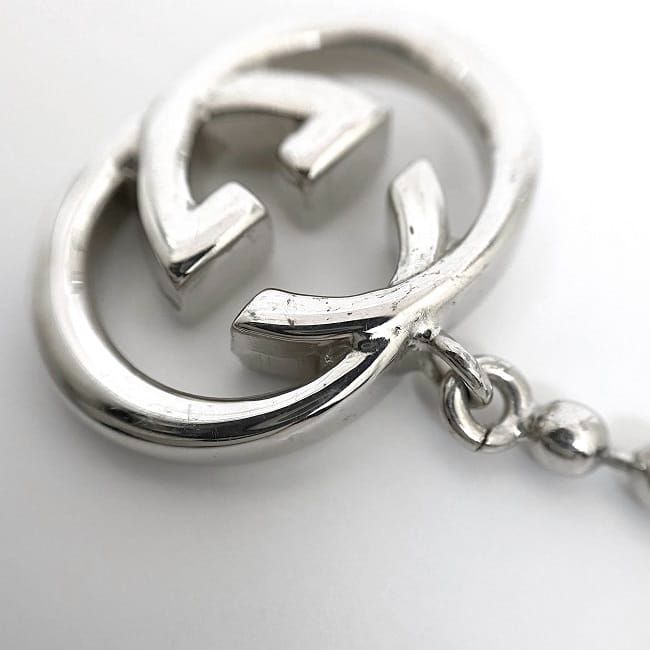 Gucci Ball Chain Necklace in Silver with Star Ring