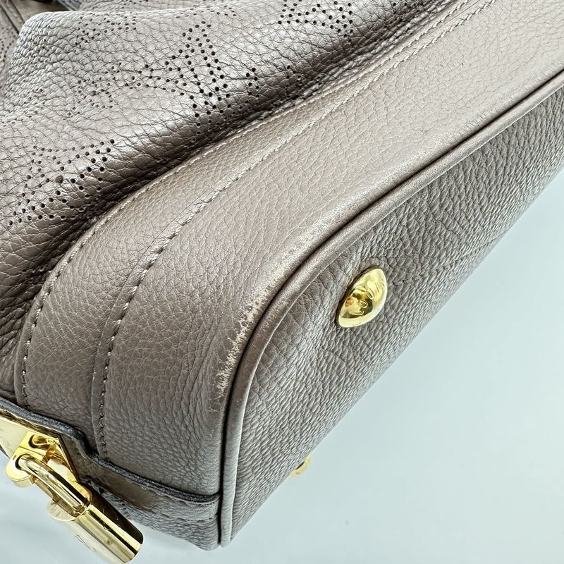 Louis Vuitton M93175 Handbag Tote Bag Mahina Stella PM Brown Monogram With Key