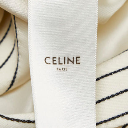 Celine Stripe 2B Tailored Jacket Bleather Size 48 2v376881c Off White Black