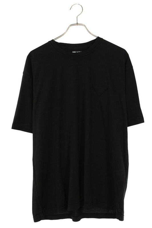 Prada Ujn852 Oversized Triangle Logo T-shirt Men's L