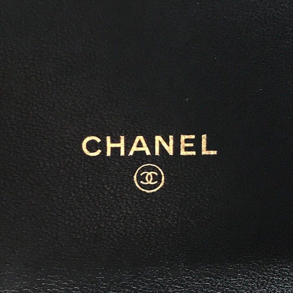Chanel Quilted CC Logo Turnlock Wallet Black