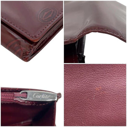 Cartier Folding Long Wallet Bordeaux Happy Birthday L3000722