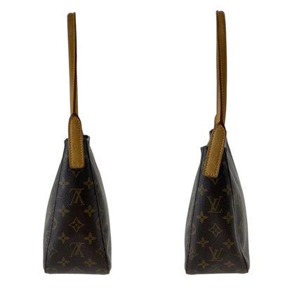 Louis Vuitton Monogram Looping MM Brown Gold Hardware PVC M51146 Shoulder Bag
