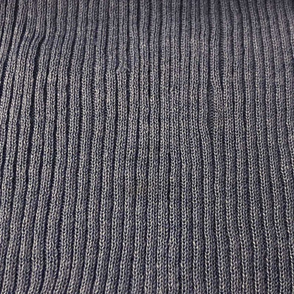 Chanel Henry Neck Ribbed Knit Sweater P45347k04797 Blue 40