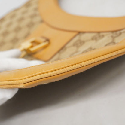 Gucci Shoulder Bag GG Canvas 001 4128 Canvas Beige Gold Hardware Women