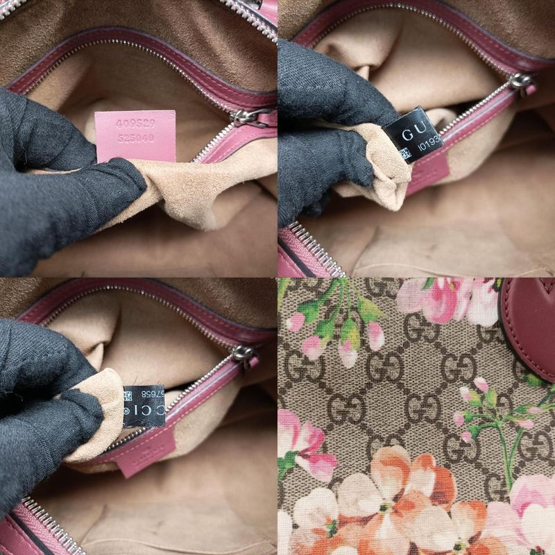 Guccigg Supreme Beige And Pink-brown And Multicolor PVC Coated Canvas 409529i019