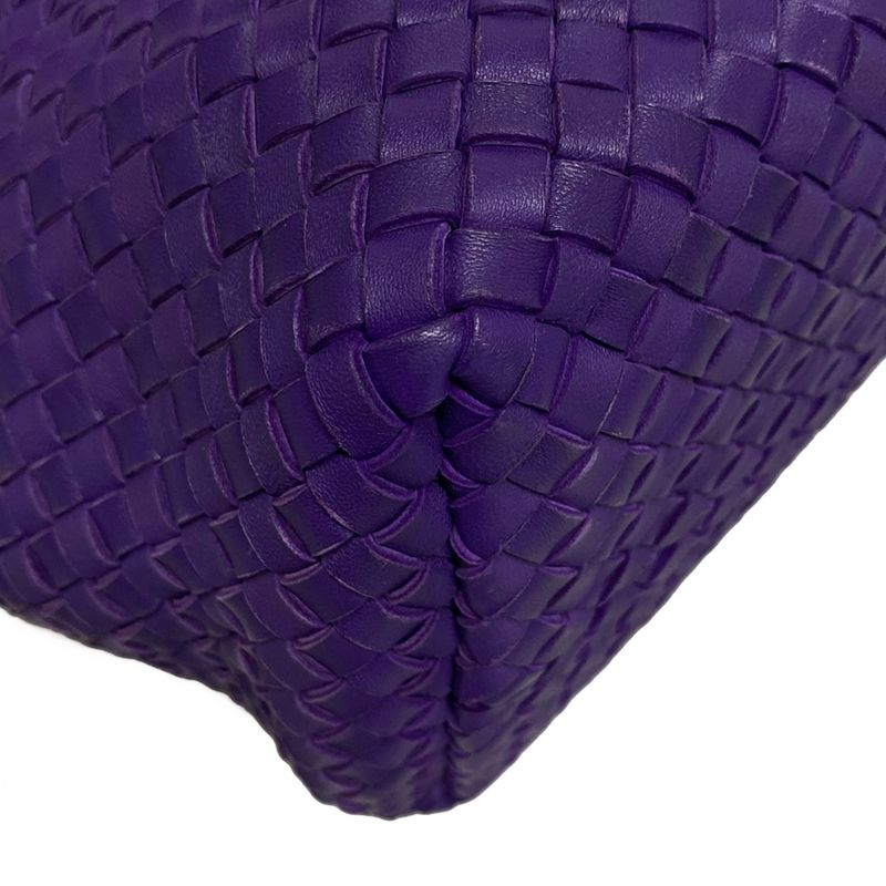 Bottega Veneta Tote Bag Cabas MM Purple Limited Edition Of 750 (361/750) Leather