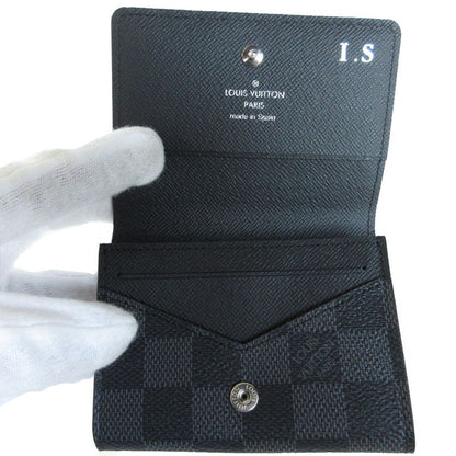 Louis Vuitton Business Card Holder Card Case Damier Graphite