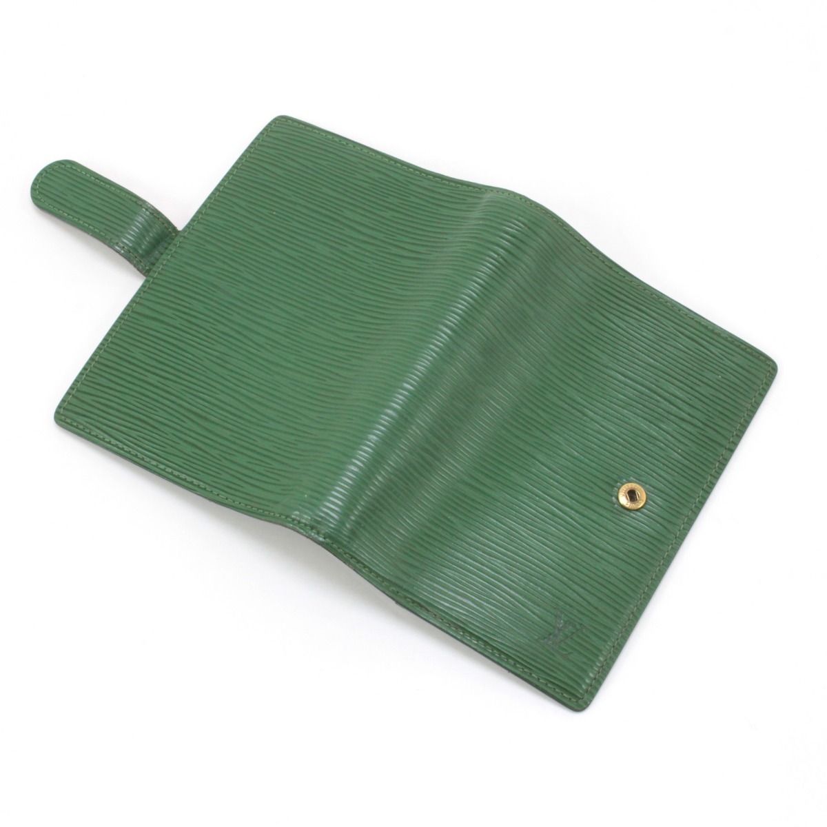 Louis Vuitton Notebook Cover Agenda PM Sticky Inside Pocket R20054 Green