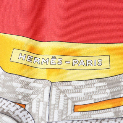 Hermes Carré 90 Galons Et Brandebourgs Decorative Cord And Brandenburg
