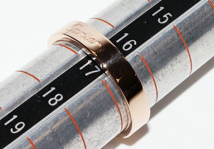 Cartier Ring 18K Pink Gold C De Cartier Ring Engraved Ring Width 4mm (016in)
