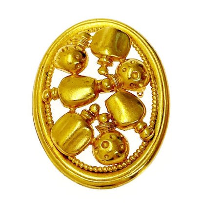 Christian Dior GP Parfums Perfume Motif Brooch Gold 350204 Brooch