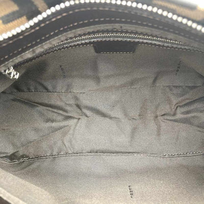 Fendi 222825566 Zucca Shoulder Bag Mamma Bucket Canvas Brown Women