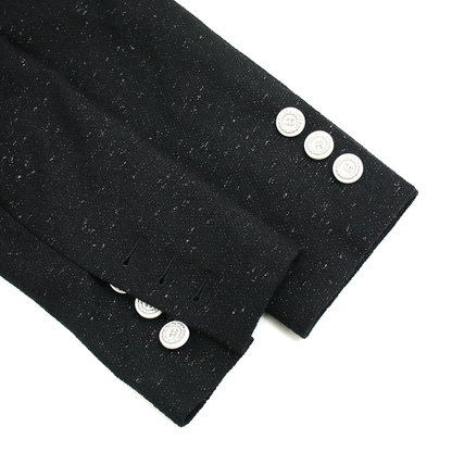 Chanel 2019 Cruise Collection Coco Mark Button Tweed Double Tailored Jacket