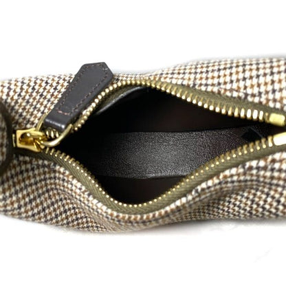 Fendi Handbag Nano Graffi Brown Staggered Pattern