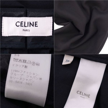 Celine Pants Wide Pants Wool Bottoms Women