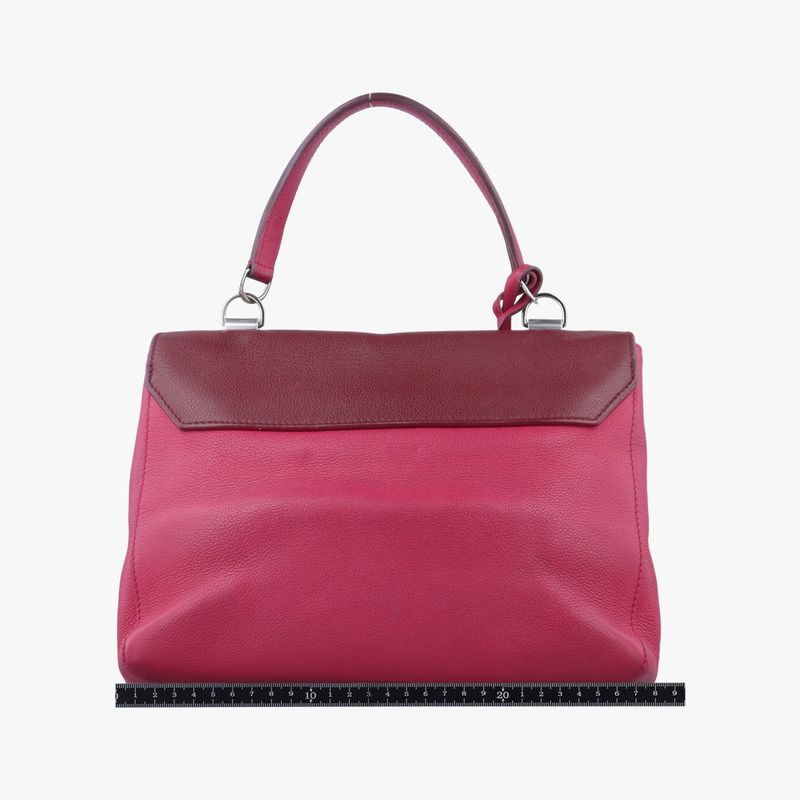 Louis Vuitton Lock Me II Pink And Wine Redleather Du4165