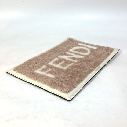 Fendi Miscellaneous Goods Logo PC Cover PC Cover IPAD Cover 7ar921 Leather Pink