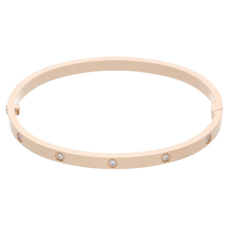 Cartier LOVE Bracelet SM Love Bracelet 18K Pink Gold10p Diamond Love Bracelet