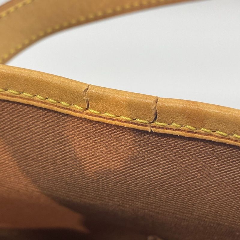 Louis Vuitton Monogram Patignol M51156 Handbag Brown Preowned 005383