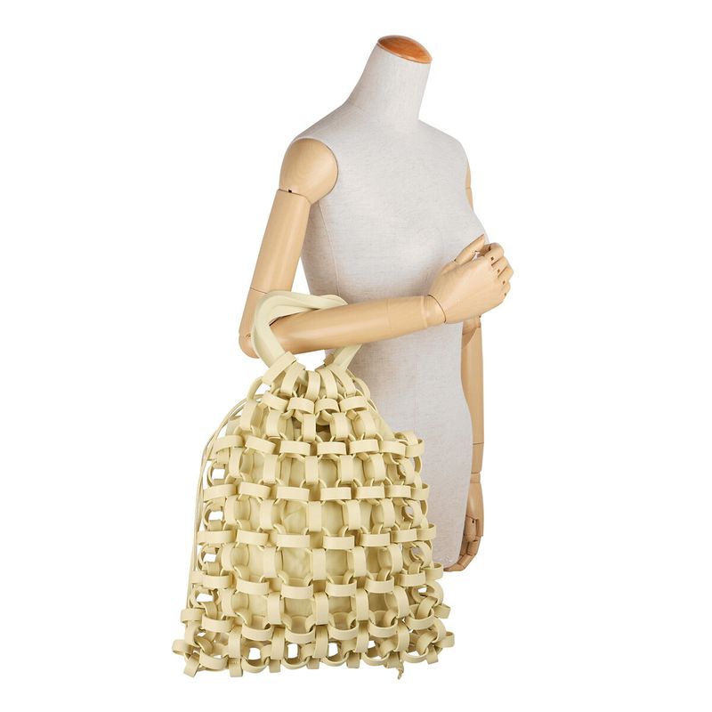 Bottega Veneta Handbag Leather Chain BAG White