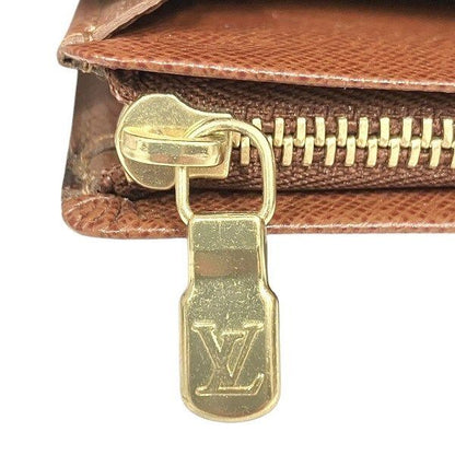 Louis Vuitton Monogram Porte Monebier Tresor M61730 Bifold Wallet Unisex