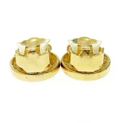 Christian Dior GP Rhinestone CD Logo Oval Earrings Gold 364052 Earrings