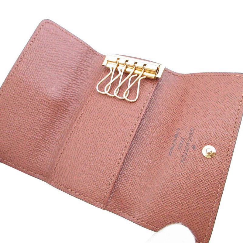 Louis Vuitton Multicles IC Chip Monogram Brown 4-ring Key Case 1900 Louis