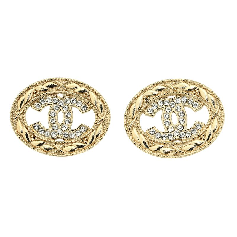 Chanel Earrings Stud Earrings Gold/silver