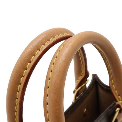 Louis Vuitton Monogram Petite Sac Plat Handbag Mini Bag 2WAY Shoulder Bag M81295
