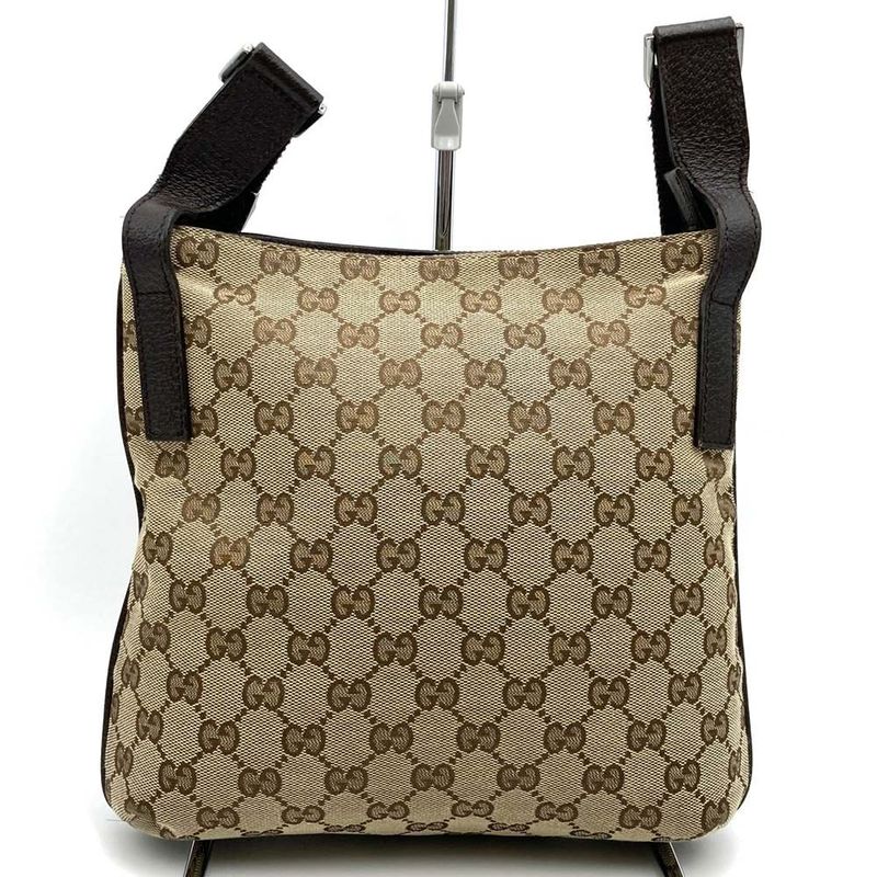 gucci 122793 Crossbody Shoulder Bag Beige/brown GG Canvas Branded