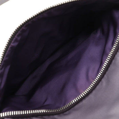 Prada Bt0687 Nylon And Leather Mirtillo Purple Women's Shoulder Bag