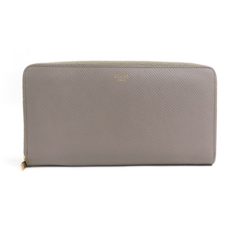 Celine Round Zipper Long Wallet