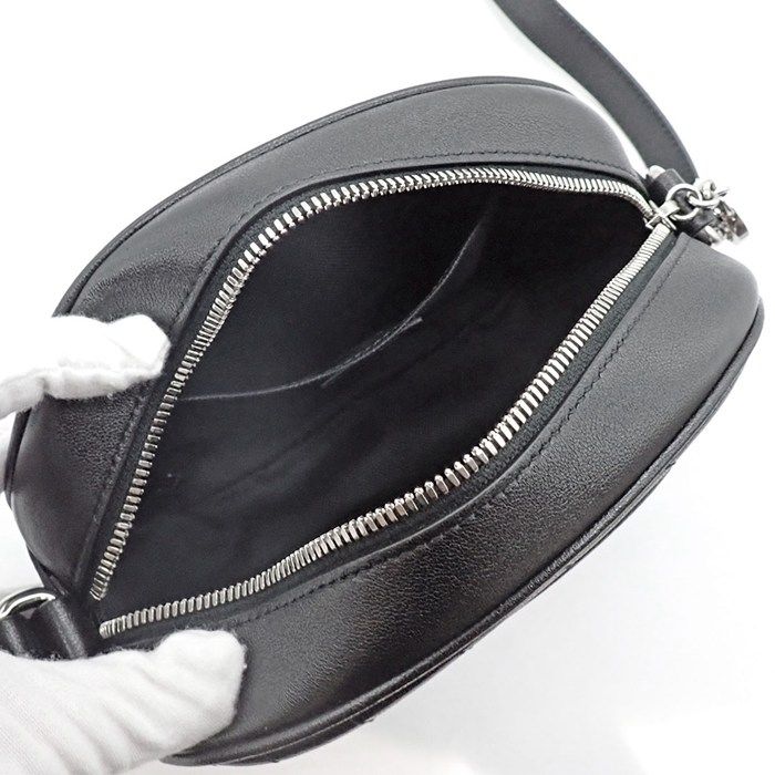 Gucci Shoulder Bag Blondi Mini 760175 Aacpy 1000 Black Leather Silver Hardware