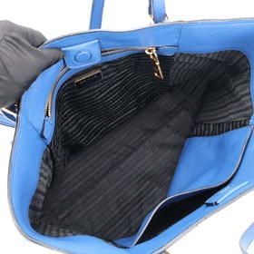 Prada Tote Bag Leather Blue
