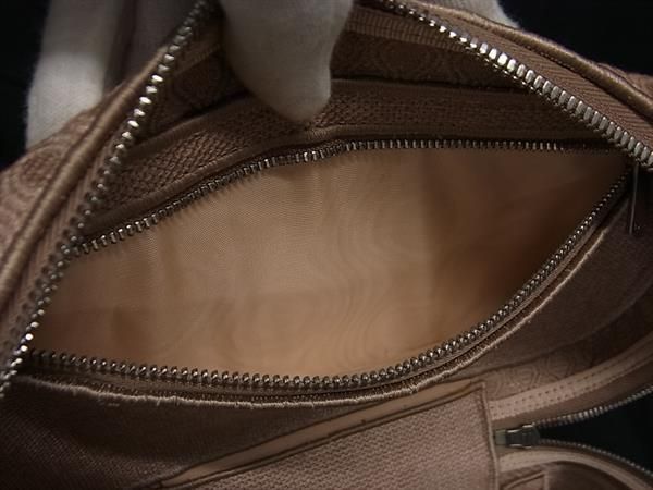 Christian Dior Christian Dior Canvas Handbag Vanity Bag Makeup Pouch Pink