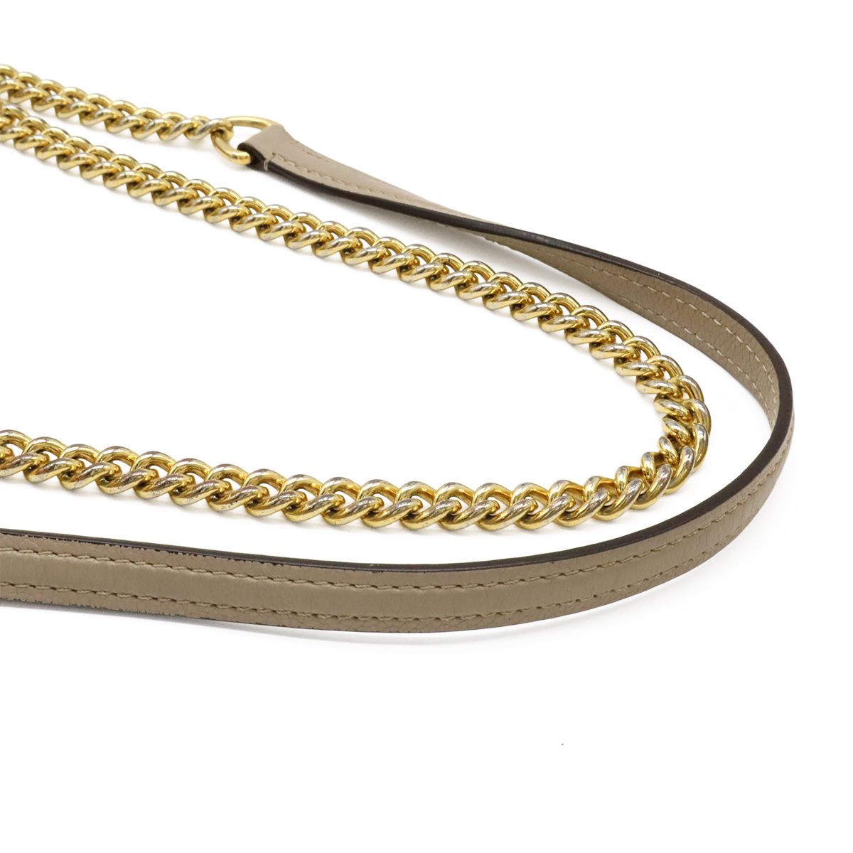 Louis Vuitton My Lock Me Chain Shoulder Bag Pochette Leather Glaze M56137