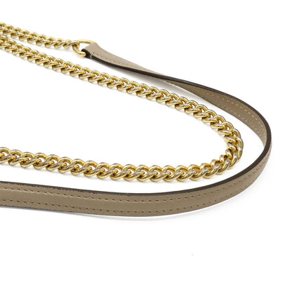 Louis Vuitton My Lock Me Chain Shoulder Bag Pochette Leather Glaze M56137