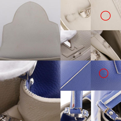 Louis Vuitton Capucines MM Parnacea X Taurillon Leather Blue/white Ah5105