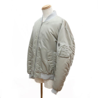 Celine Bomba Jacket Light Gray Beige 54 Nylon Apparel Clothing
