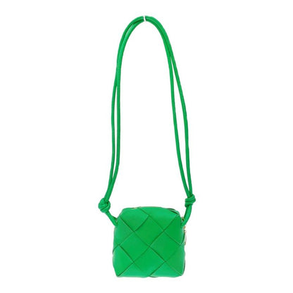 Bottega Veneta Lambskin Mini Cassette Camera Bag Green 404068