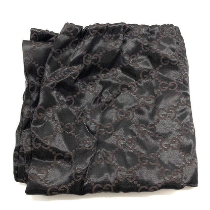 Gucci Body Bag Waist Pouch 28566 GG Canvas Black Zipper Opening Difficulty