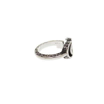 Gucci Double G Silver 925 Size Approx 15-16 (#17) Ring 1241 Gucci
