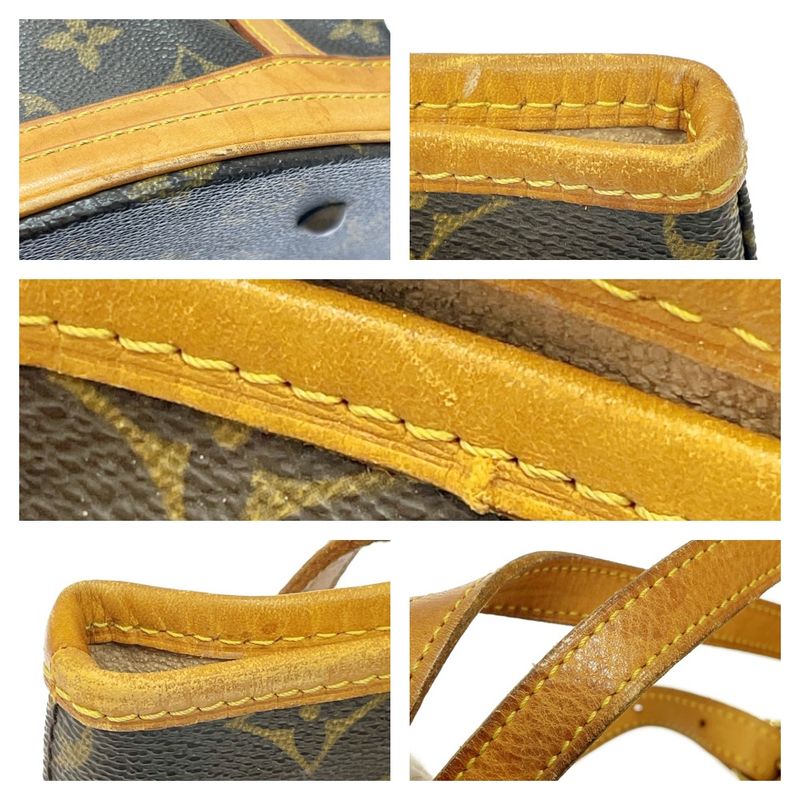 Louis Vuitton M42236 Monogram PVC Bucket GM Shoulder Bag Brown 386493