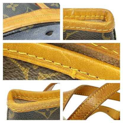 Louis Vuitton M42236 Monogram PVC Bucket GM Shoulder Bag Brown 386493