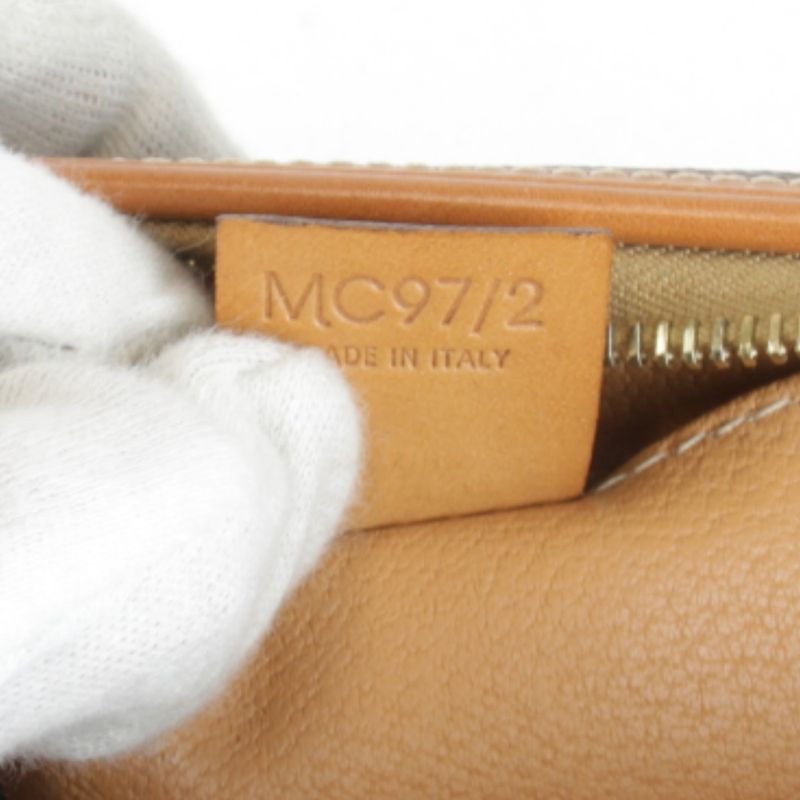 Celine Macadam Pouch Brown PVC Branded Small Bag